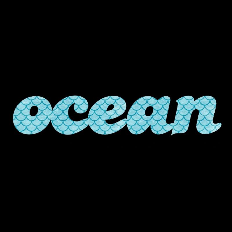 Ocean Ocean Fish Scales Sea Pattern Maritime Aqua