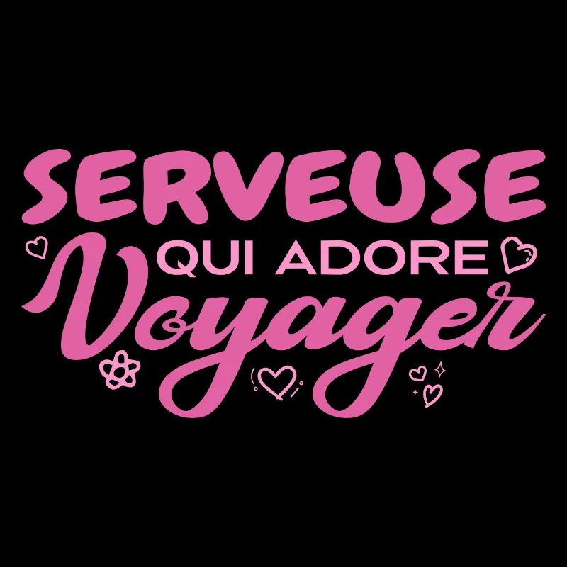 Serveuse globe-trotteuse passionnée de voyages