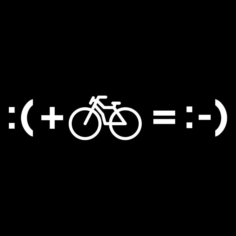 Graphique de vélo de ligne minimale