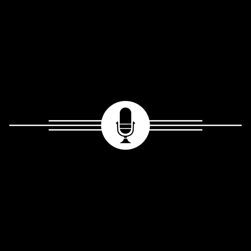 Microphone d’icône de podcast
