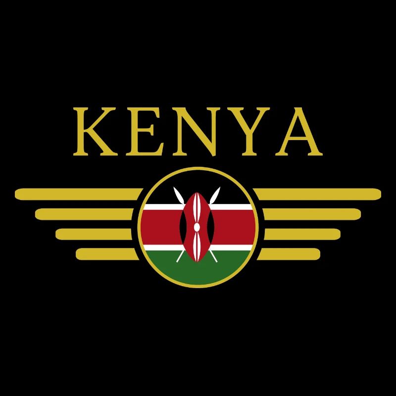 I Love Kenya, Elegance Style Design T-Shirt