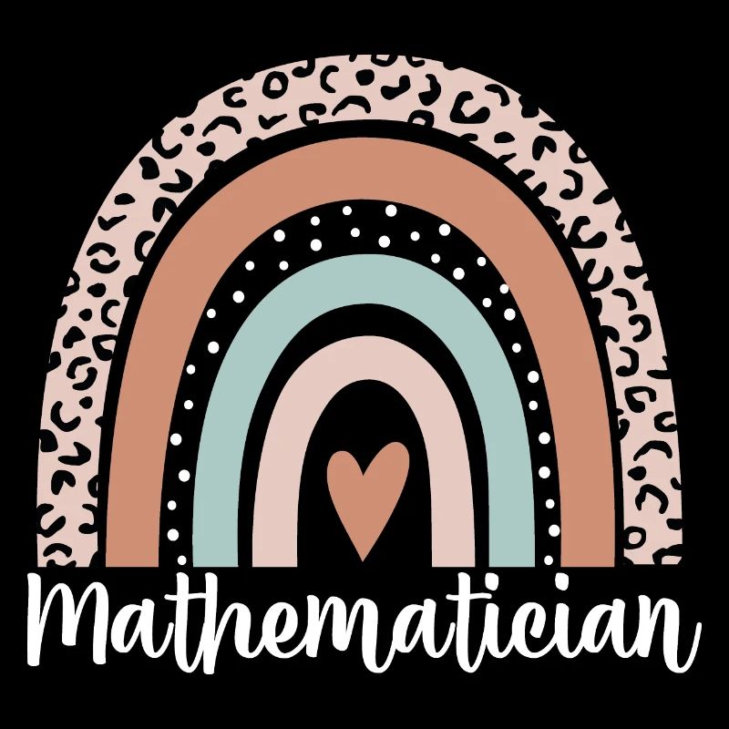 Mathématicien Arc-en-ciel Léopard Drôle Mathématicien