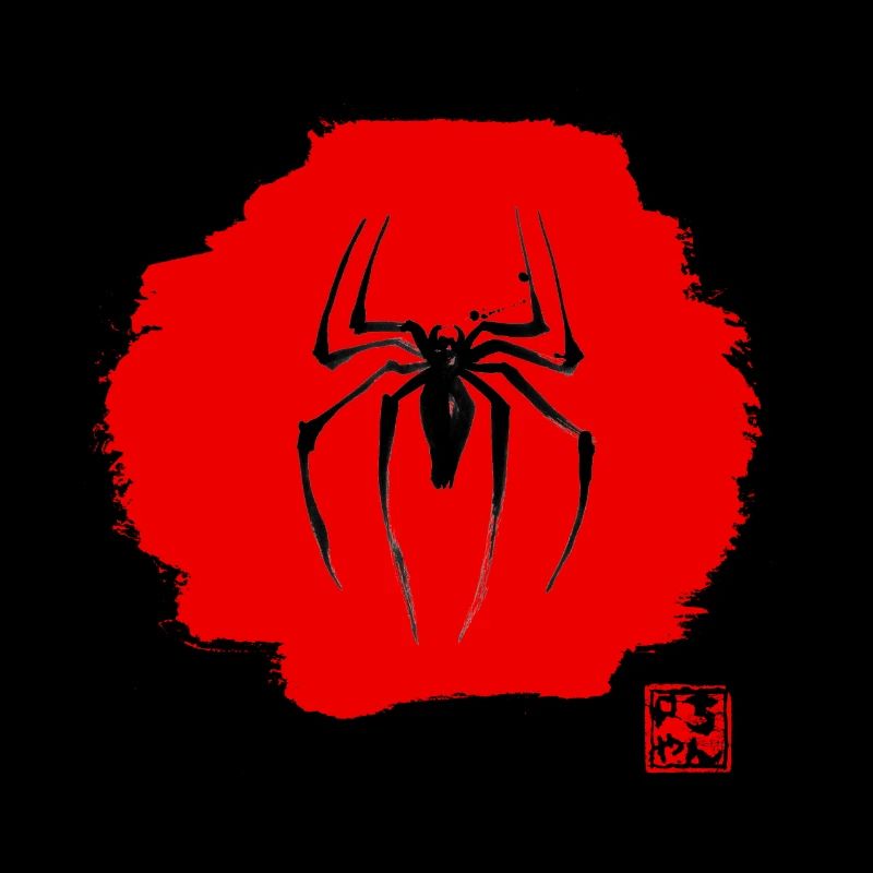 Spinne rot