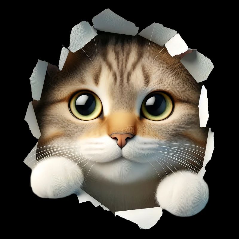 Cat in Hole 1