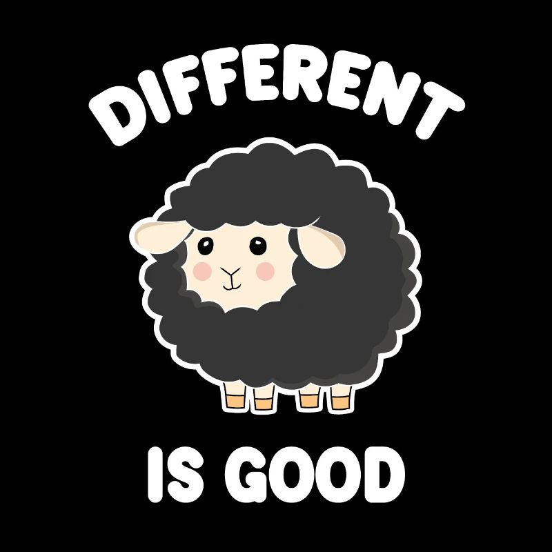 Different is Good Black Sheep