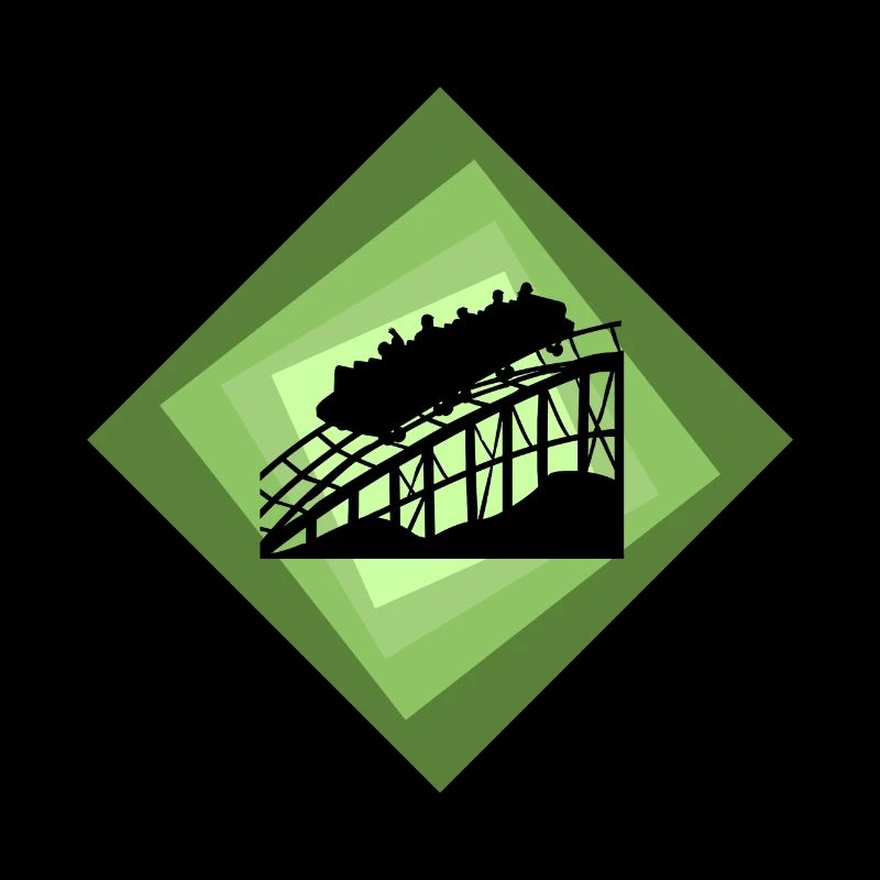 Roller coaster marquee rollercoaster