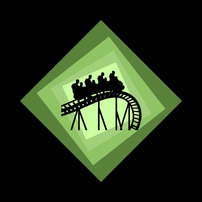 Achterbahn rollercoaster Rummel