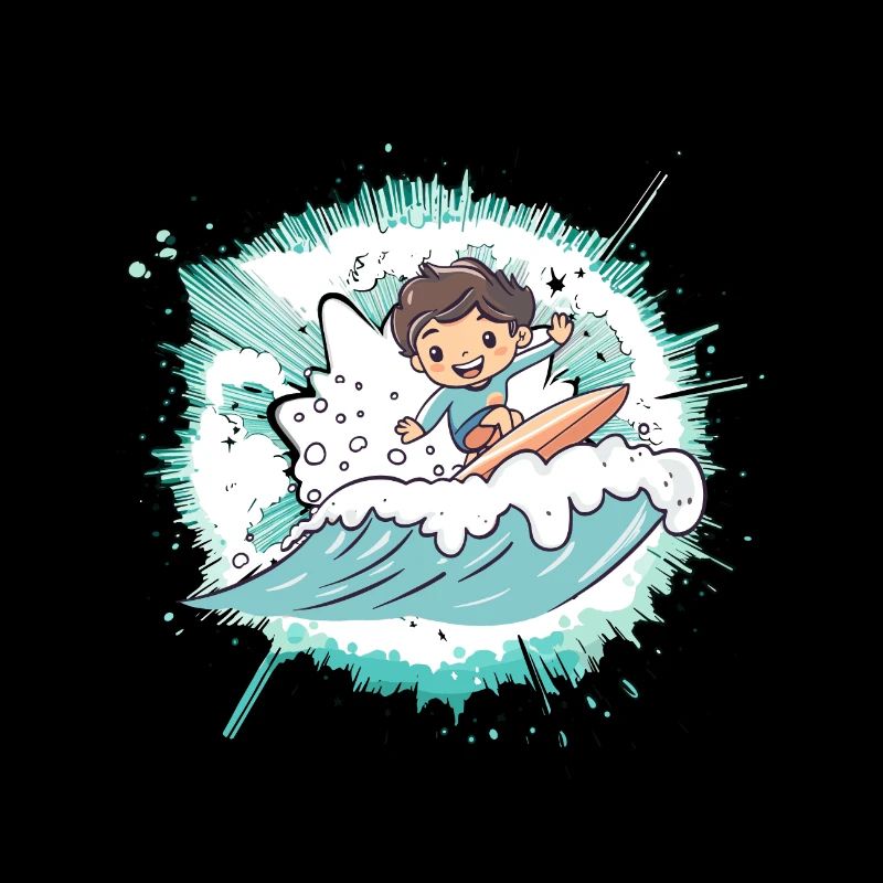 Surfer Surfing