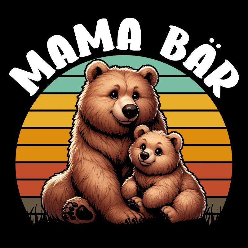 Mama Bär Muttertag Mutter Elternteil Mama Bear