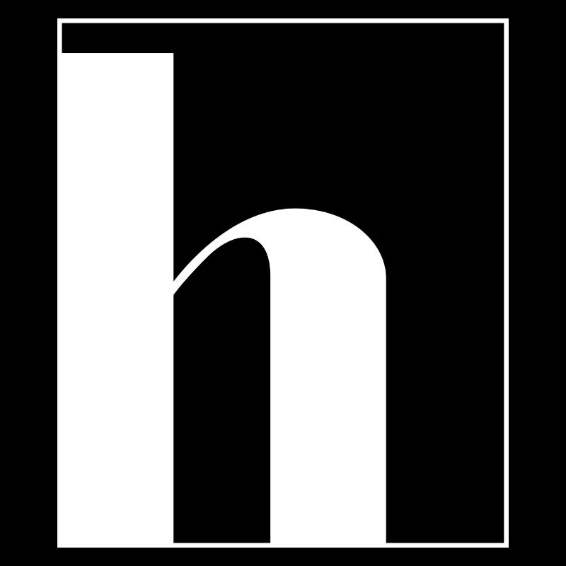 Letter alphabet h