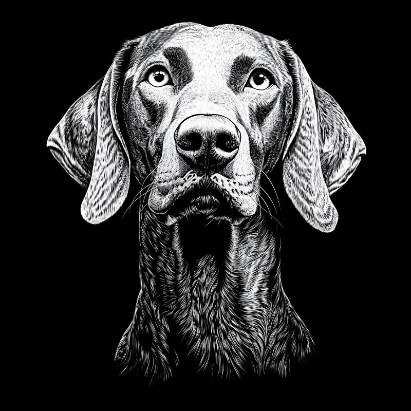 Weimaraner Portrait Jagdhund Jagdhunde Hunde