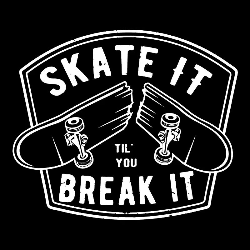 Skateboarding Skate It Break It