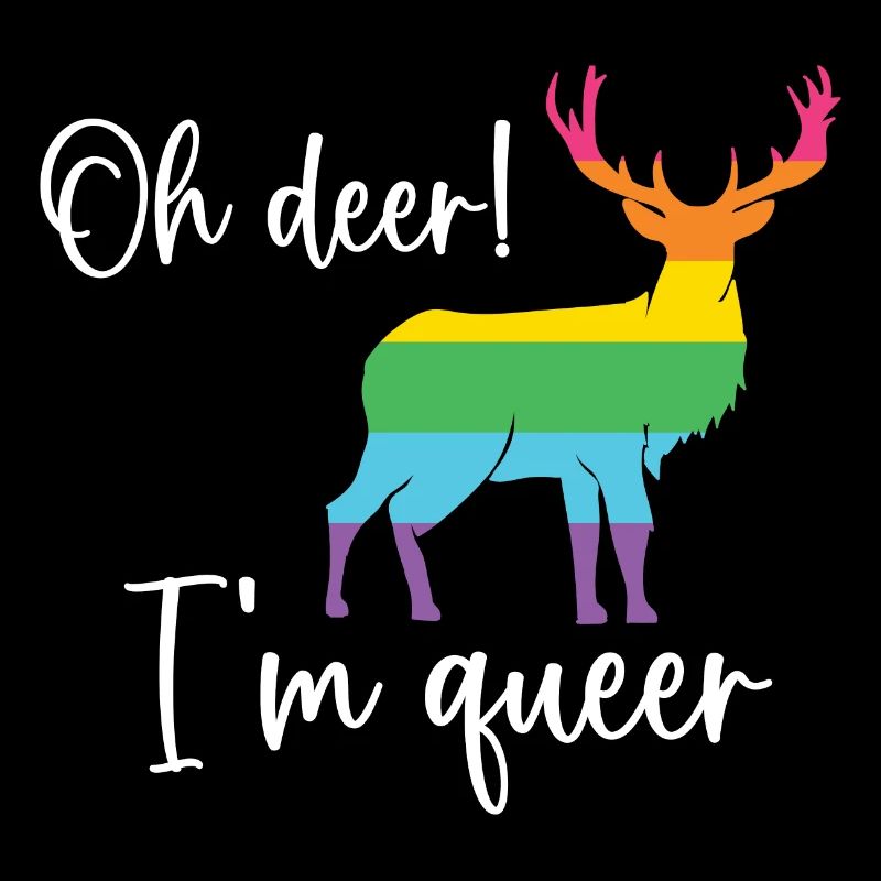 Pride Month LGBTQ - Oh Hirsch, ich bin queer!