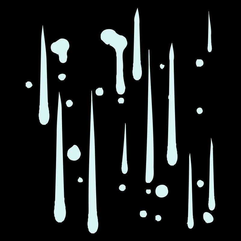 rain drops graffiti spray cool hold out black