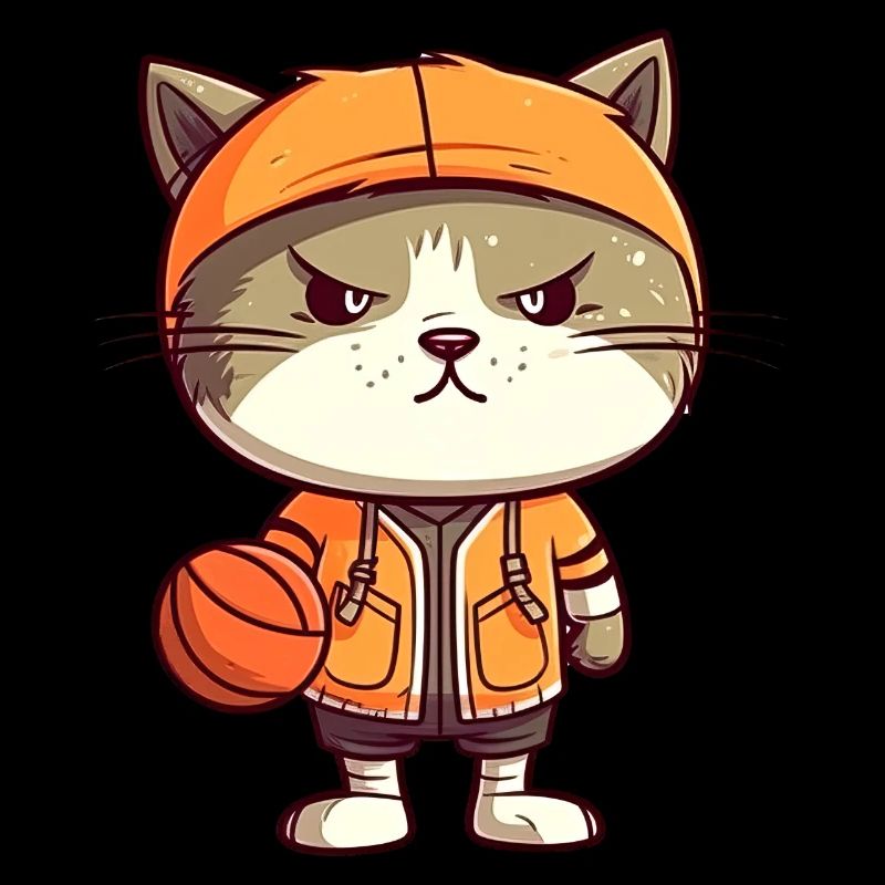 Chat de basket-ball
