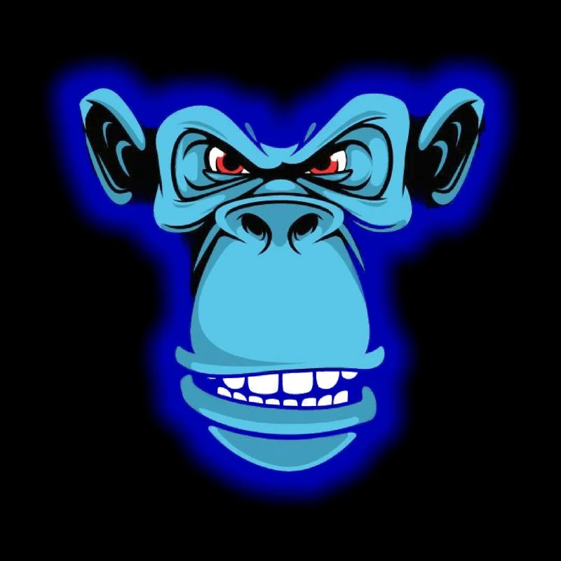 Singe bleu