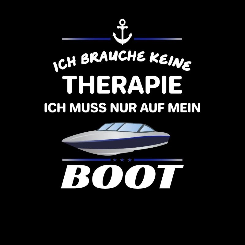 Therapie und Boot Schiff Motorboot Sportboot Hafen