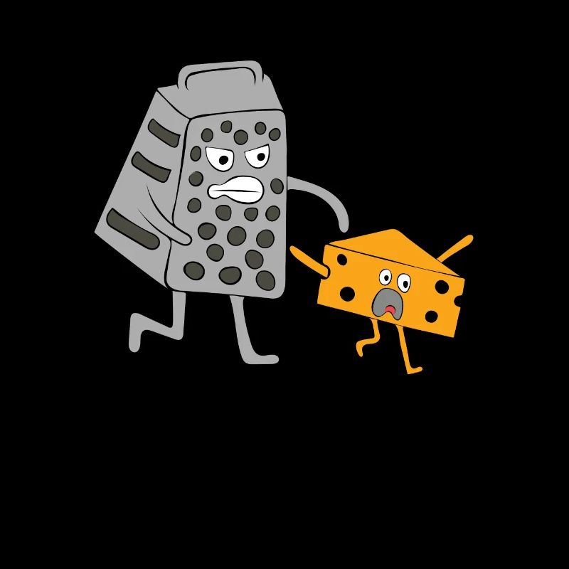 Cheese grater hunting cheese