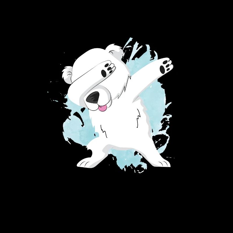 Christmas Polar Bear Dab Polar Bear Dabbing