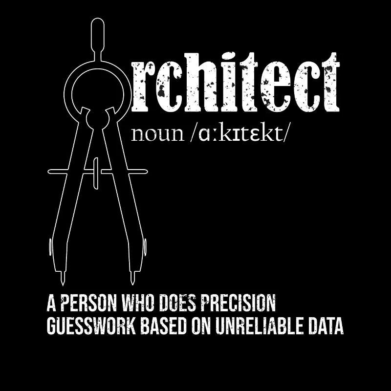 Cadeaux de définition d'architecte pour le tee-shirt d'architecte