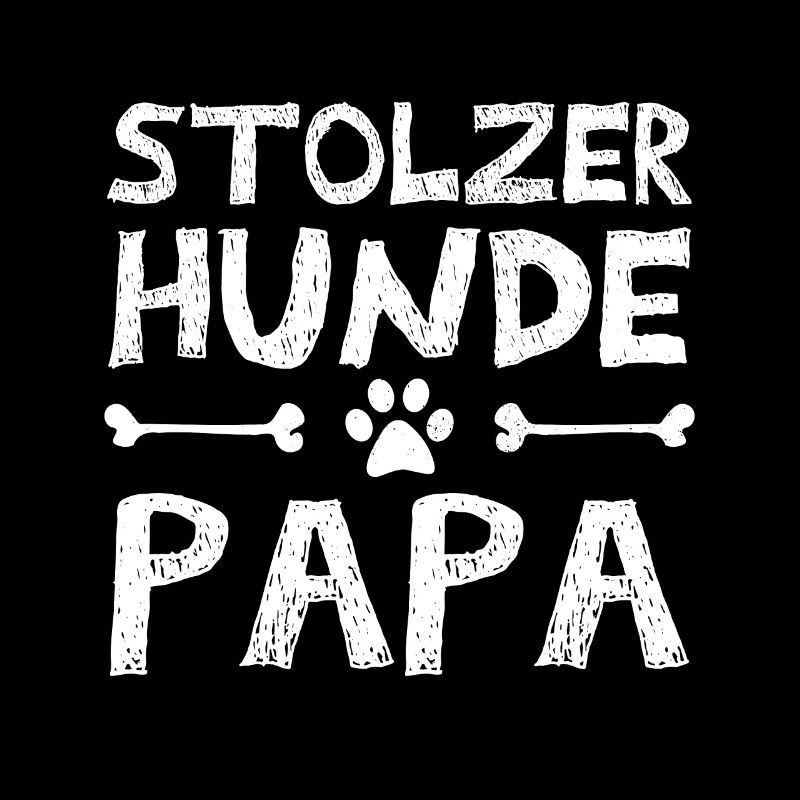 Stolzer hunde Papa