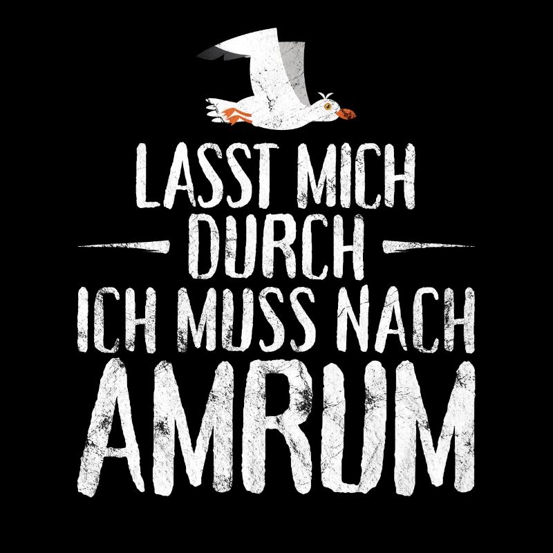 Lasst mich durch ich muss nach Amrum Möwe