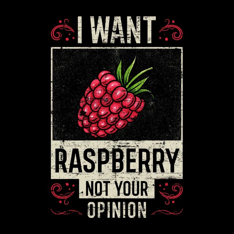 Framboise sort drôle