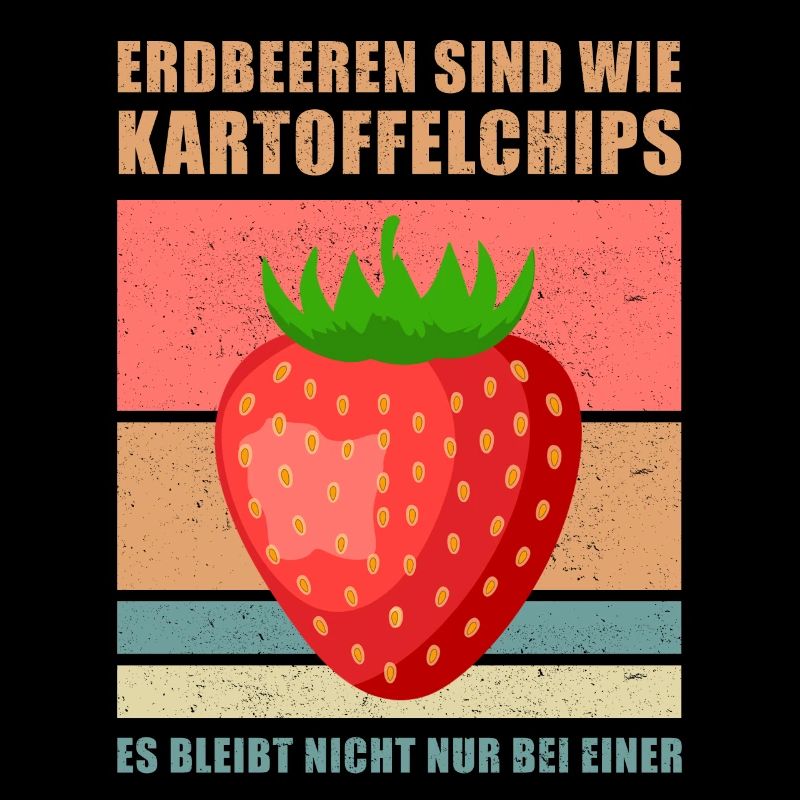 Erdbeeren Erdbeere Garten Vegan Gärtner Geschenk