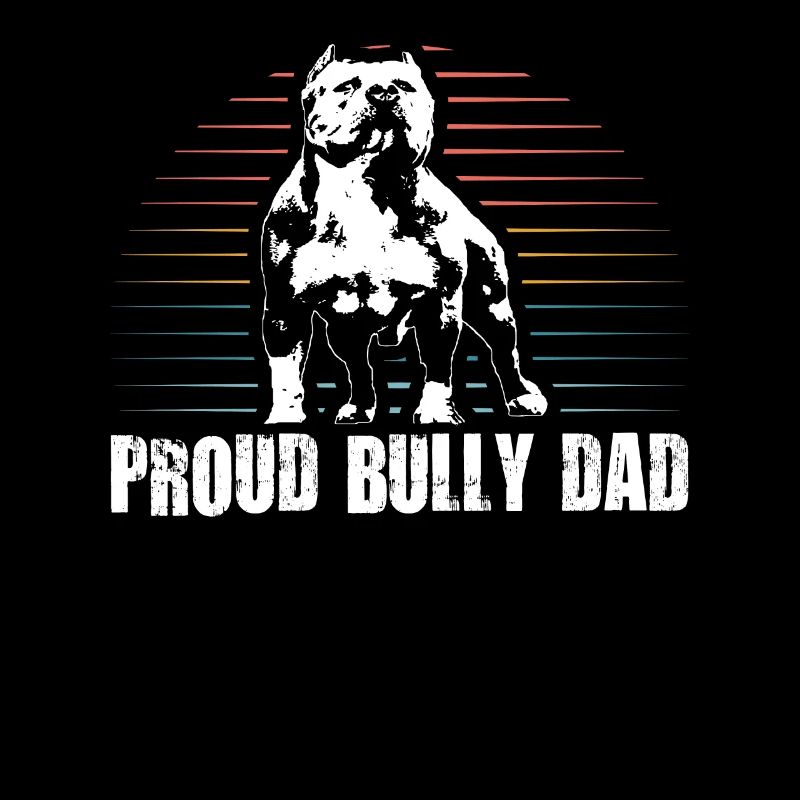 American Bully Dad Hundebesitzer Hund Geschenk