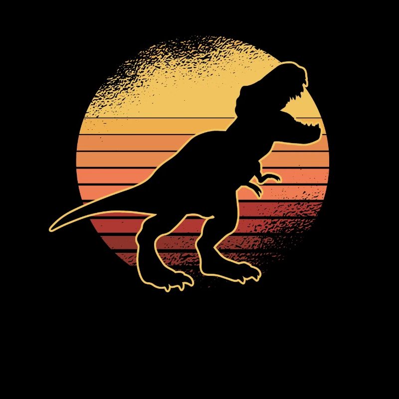 T-Rex Rex Dinosaurier Retro Spruch Geschenk