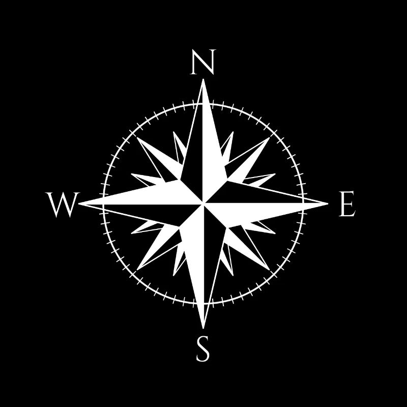 Wind Rose Cardinal Directions Seafaring Compass