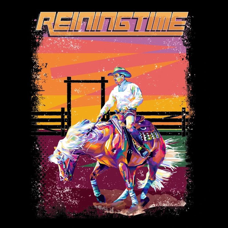 Western Riding Reining Cheval Spin