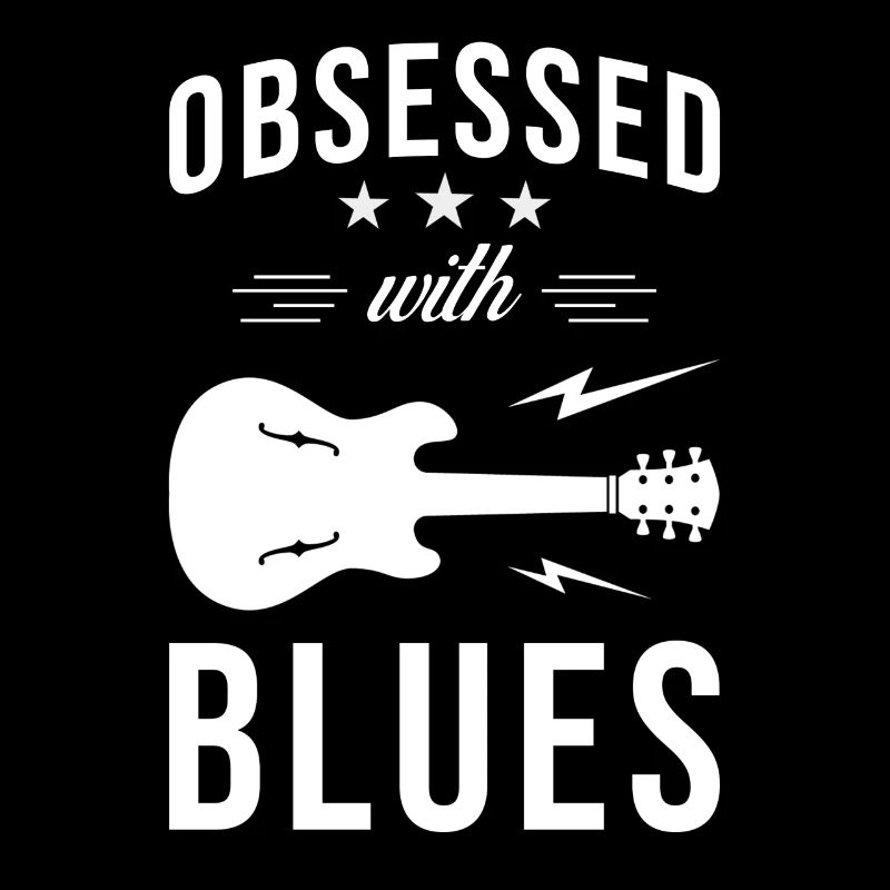 Blues Musik Spruch Geschenk
