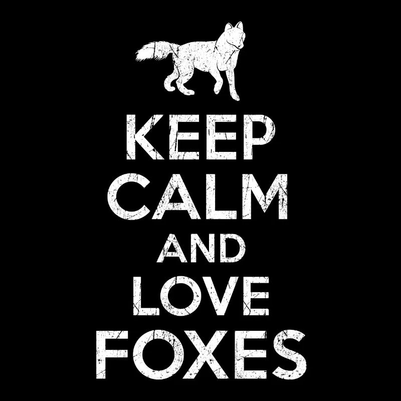 Fox saying Keep calm