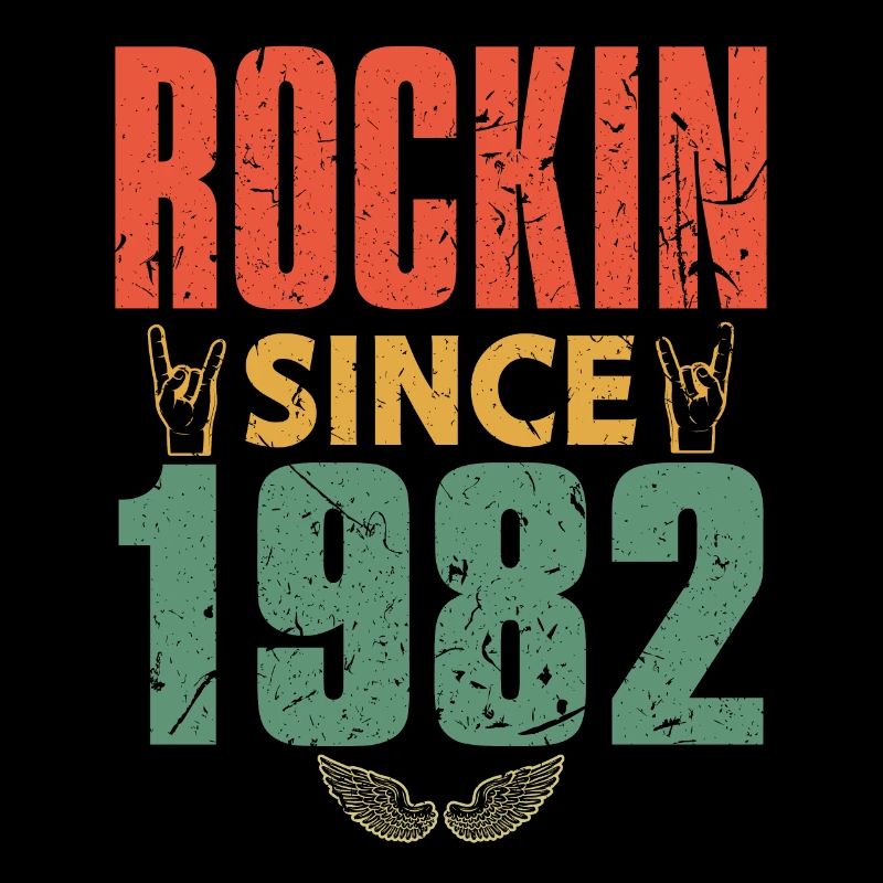 Geburtstag 1982 Spruch Rock
