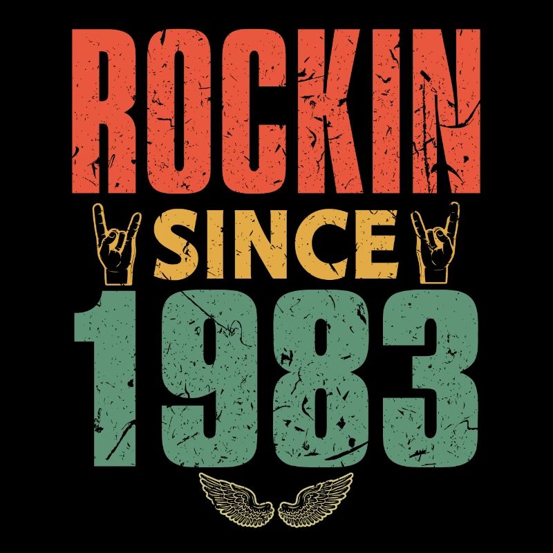 Geburtstag 1983 Spruch Rock