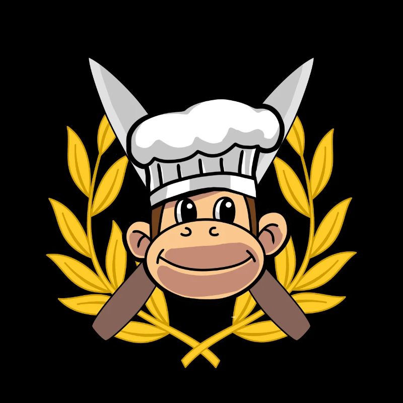 Cook Cook Gourmet Monkey Chef Hobby Chef