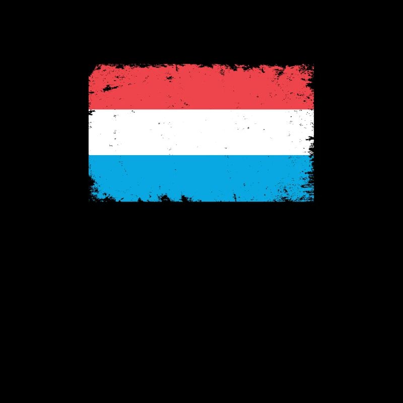 Luxembourg Heartbeat Flag Vintage Luxembourg
