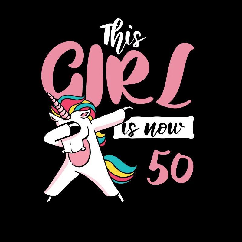 50. Geburtstag Jahre alt Jährige Einhorn Geschenk