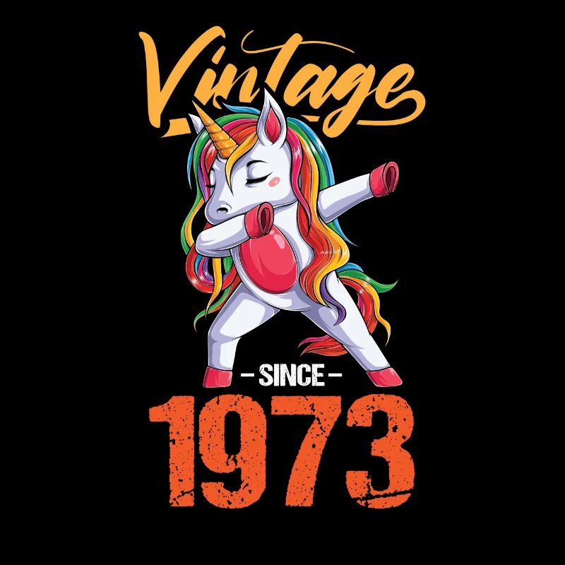 Geburtstag 1973 73 Einhorn Dab Jahrgang Geschenk