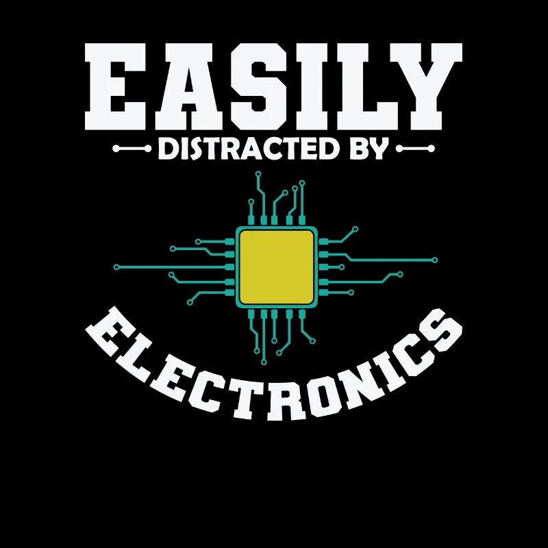 Easily Distracted By Electronics Beruf