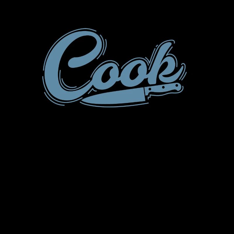 Cook in the kitchen with knife cooking kitchen