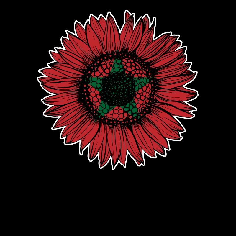 Morocco Flag Sunflower