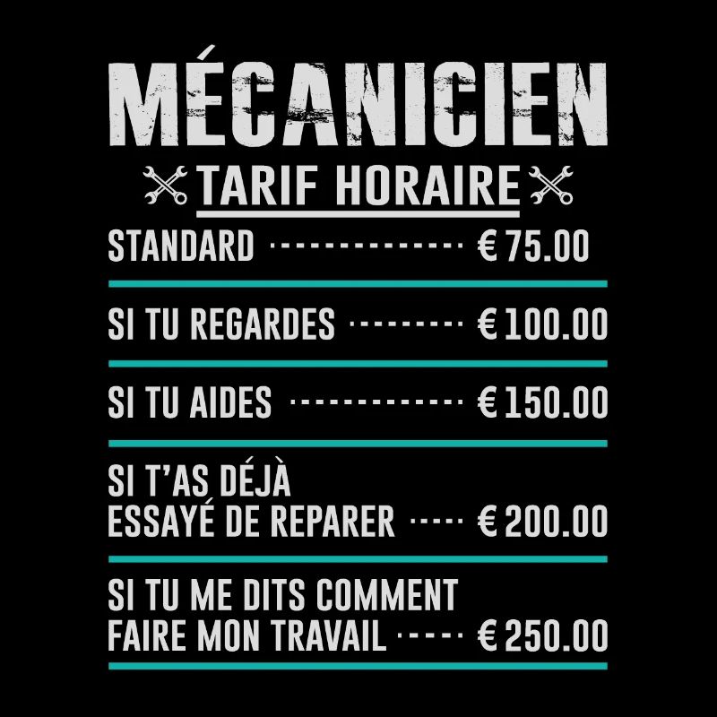 Le Tarif Horaire D'un Mécanicien