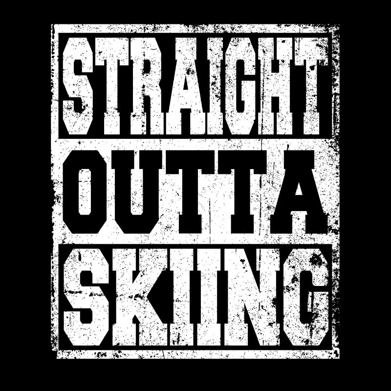 Skiing saying funny