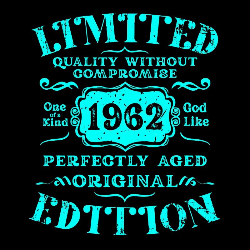 Geburtstag 1962 Limited Edition Geschenk Used Cool