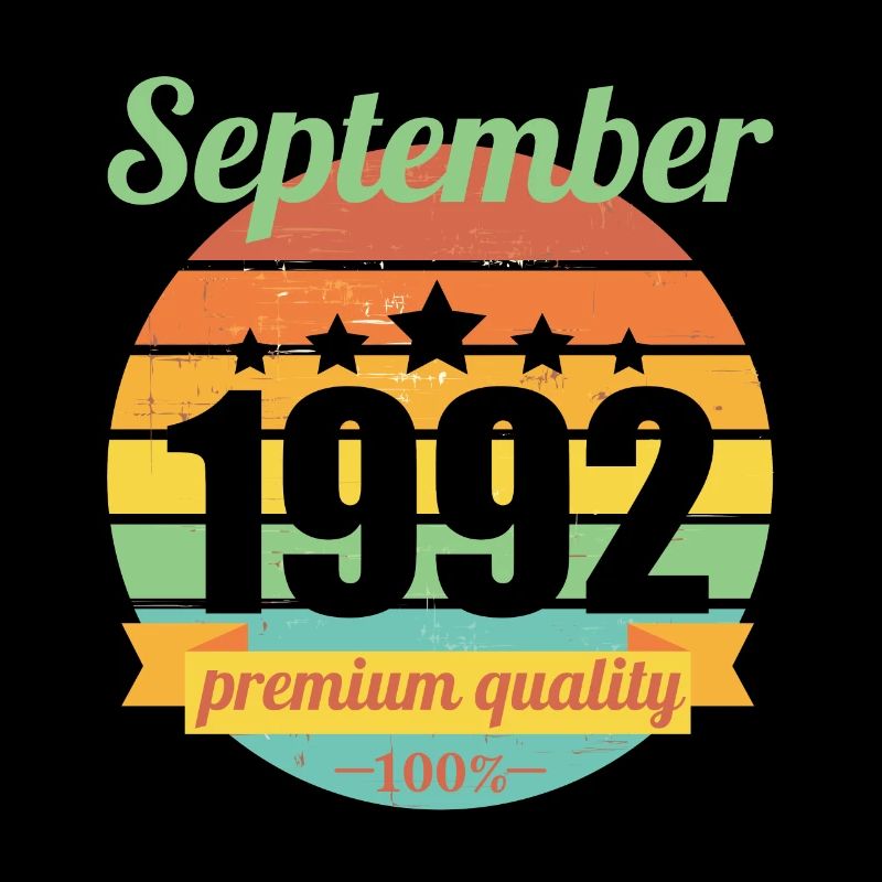 Born September 1992 30 years 30s 30th birthday