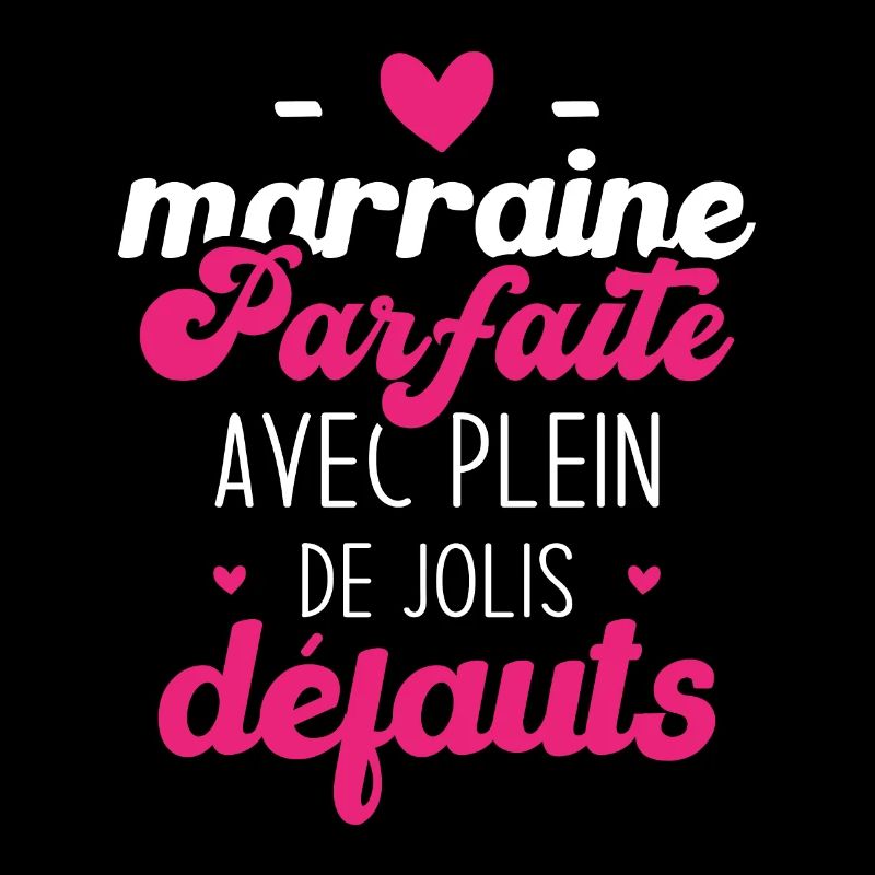 Marraine parfaite avec plein de jolis défauts