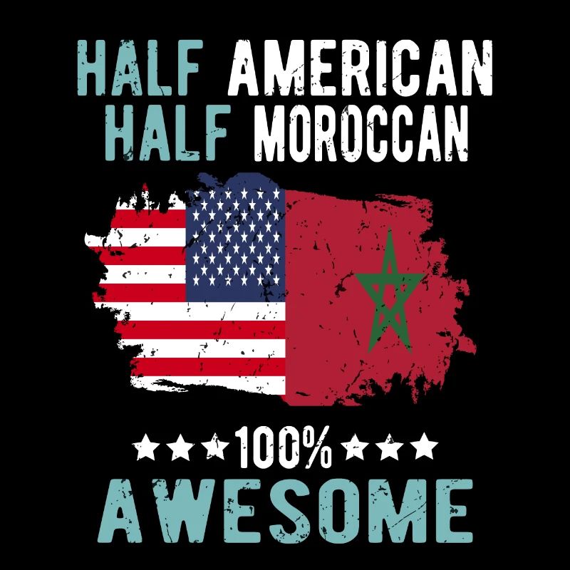 Half American Half Moroccan