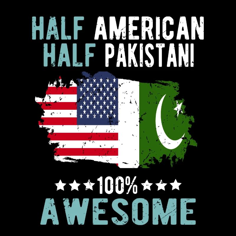 Half American Half Pakistani